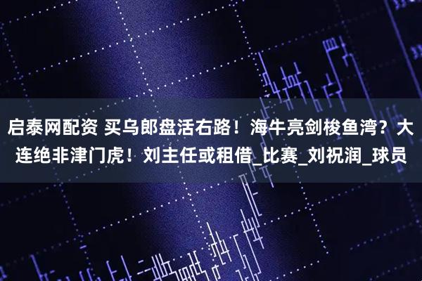 启泰网配资 买乌郎盘活右路！海牛亮剑梭鱼湾？大连绝非津门虎！刘主任或租借_比赛_刘祝润_球员