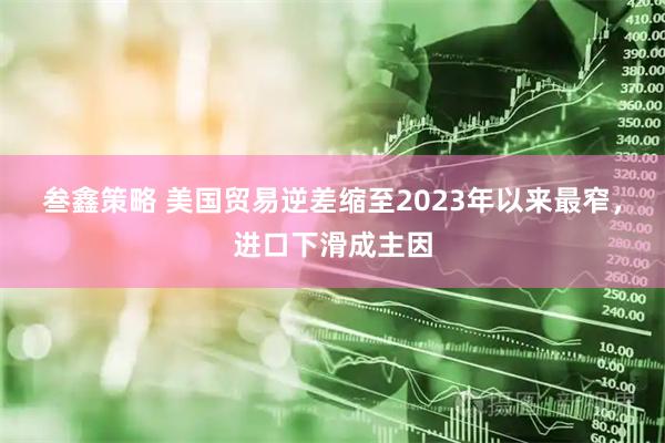 叁鑫策略 美国贸易逆差缩至2023年以来最窄，进口下滑成主因
