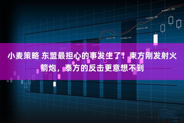 小麦策略 东盟最担心的事发生了！柬方刚发射火箭炮，泰方的反击更意想不到